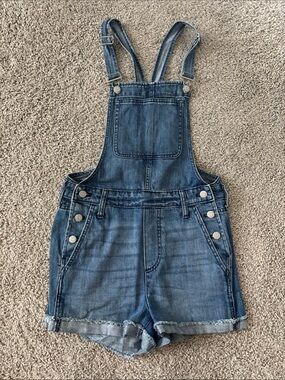 Madewell Denim Short Overalls